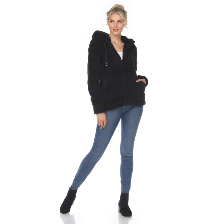 Women's Hooded Sherpa Jacket