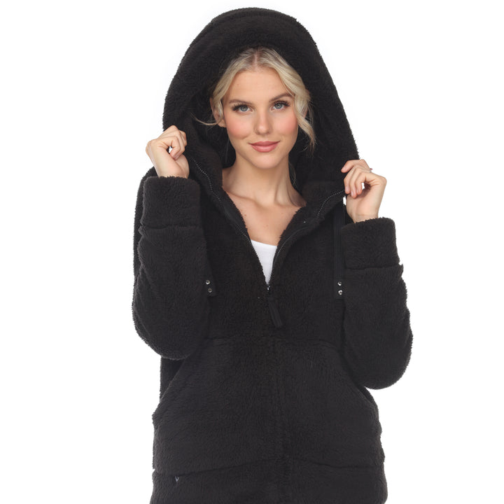 Women's Hooded Sherpa Jacket