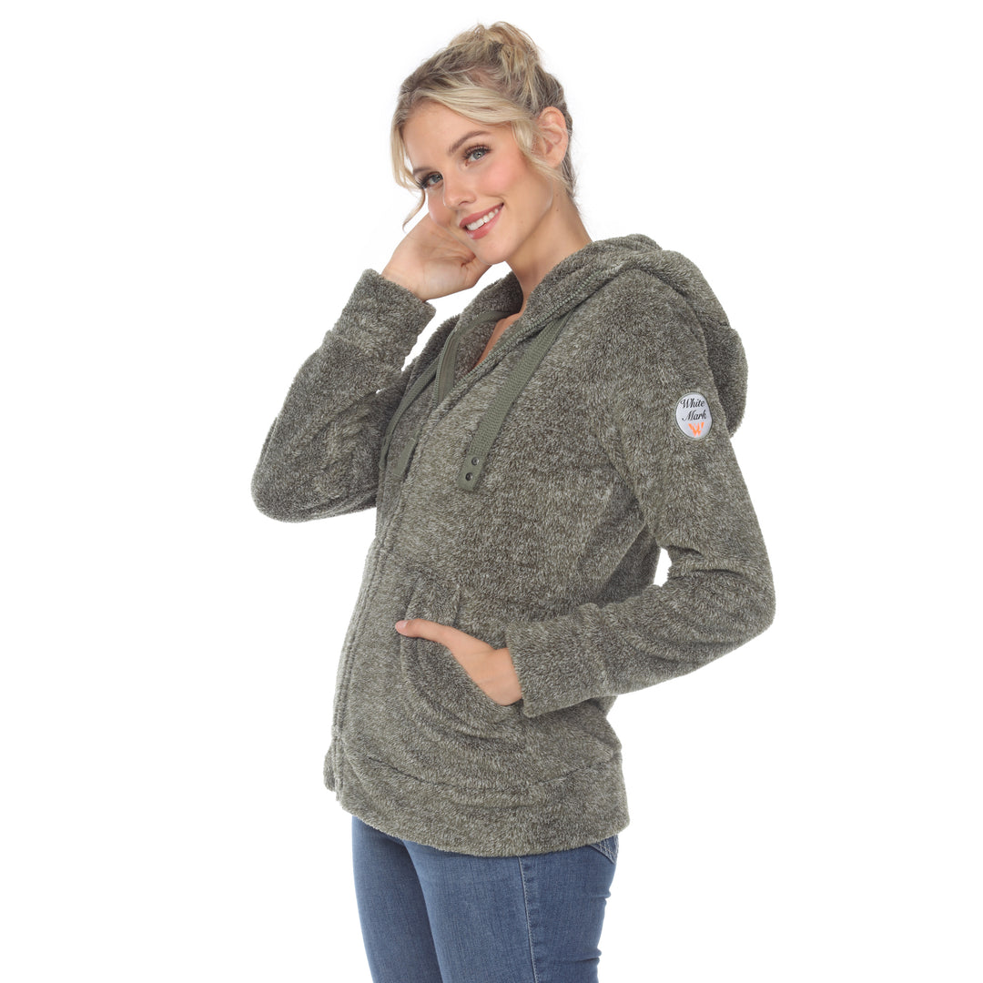 Women's Hooded Sherpa Jacket