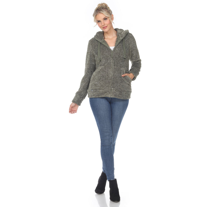 Women's Hooded Sherpa Jacket