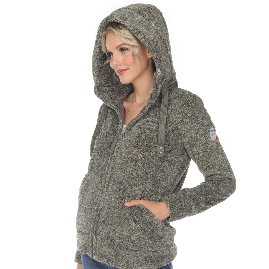 Women's Hooded Sherpa Jacket