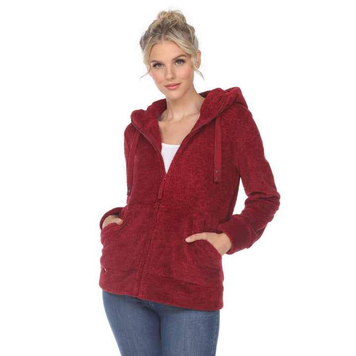 Women's Hooded Sherpa Jacket