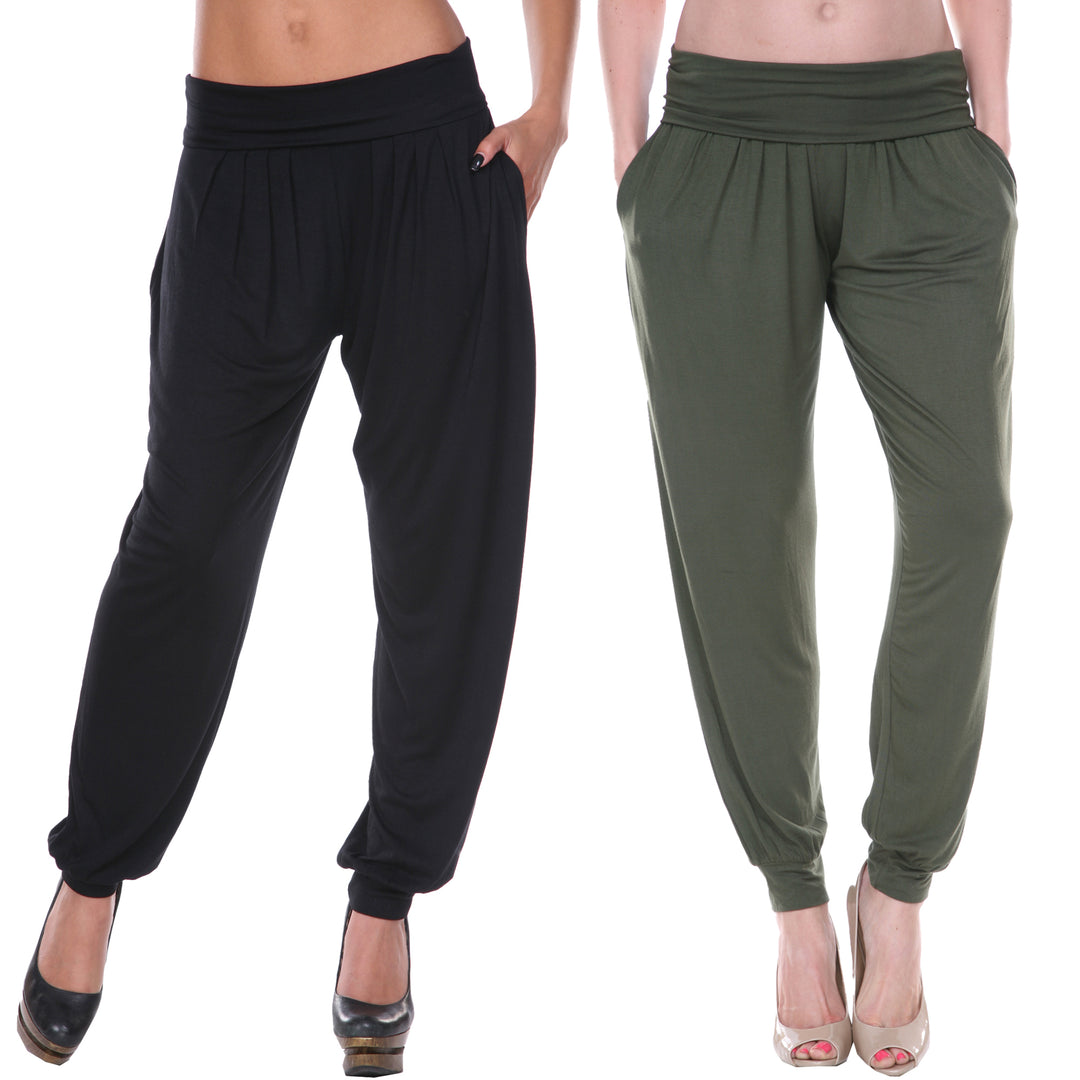 2-Pack Solid Harem Pants