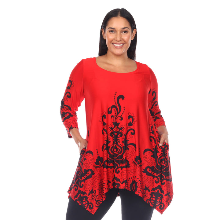 Women's Plus Yanette Tunic Top