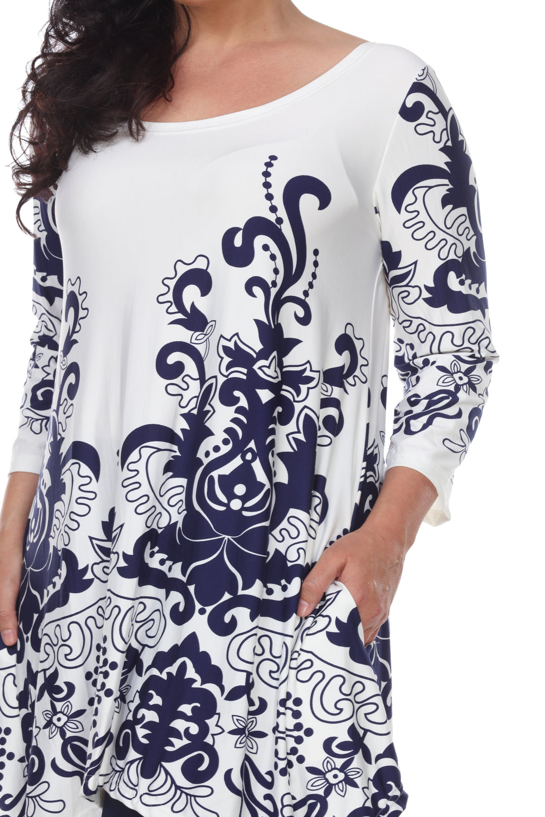 Women's Plus Yanette Tunic Top