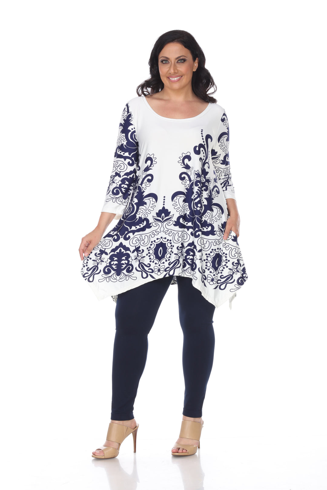 Women's Plus Yanette Tunic Top