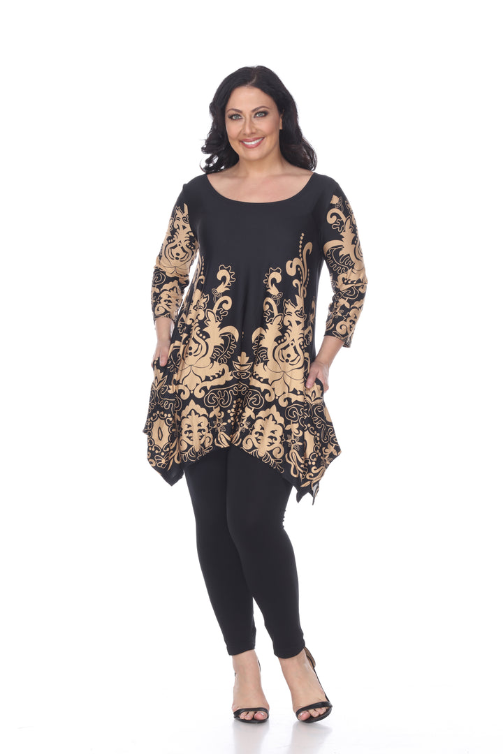 Women's Plus Yanette Tunic Top