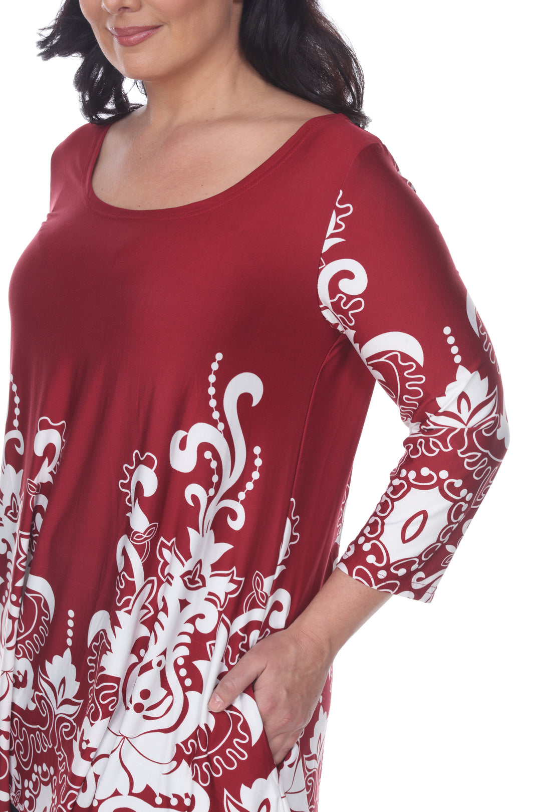 Women's Plus Yanette Tunic Top