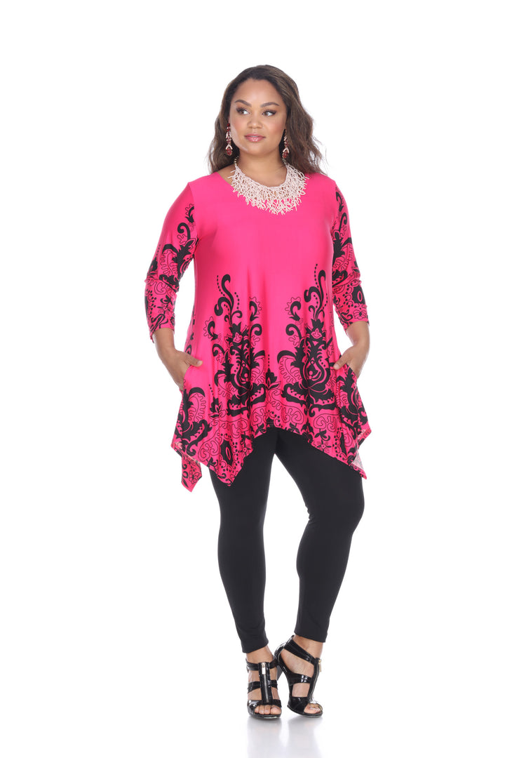 Women's Plus Yanette Tunic Top