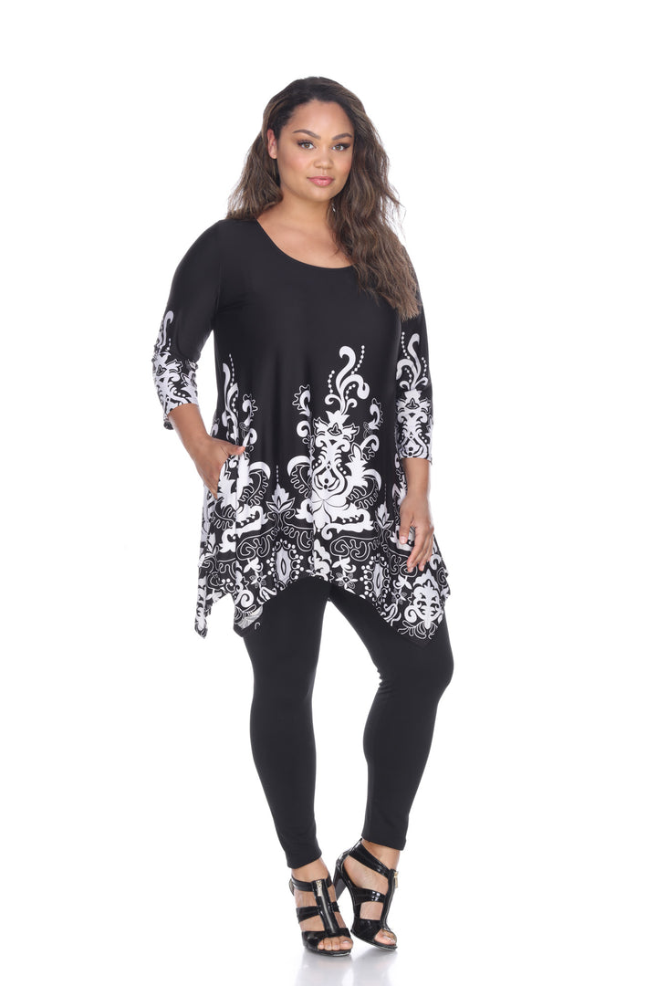 Women's Plus Yanette Tunic Top