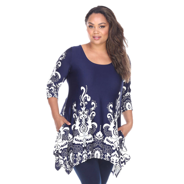 Women's Plus Yanette Tunic Top