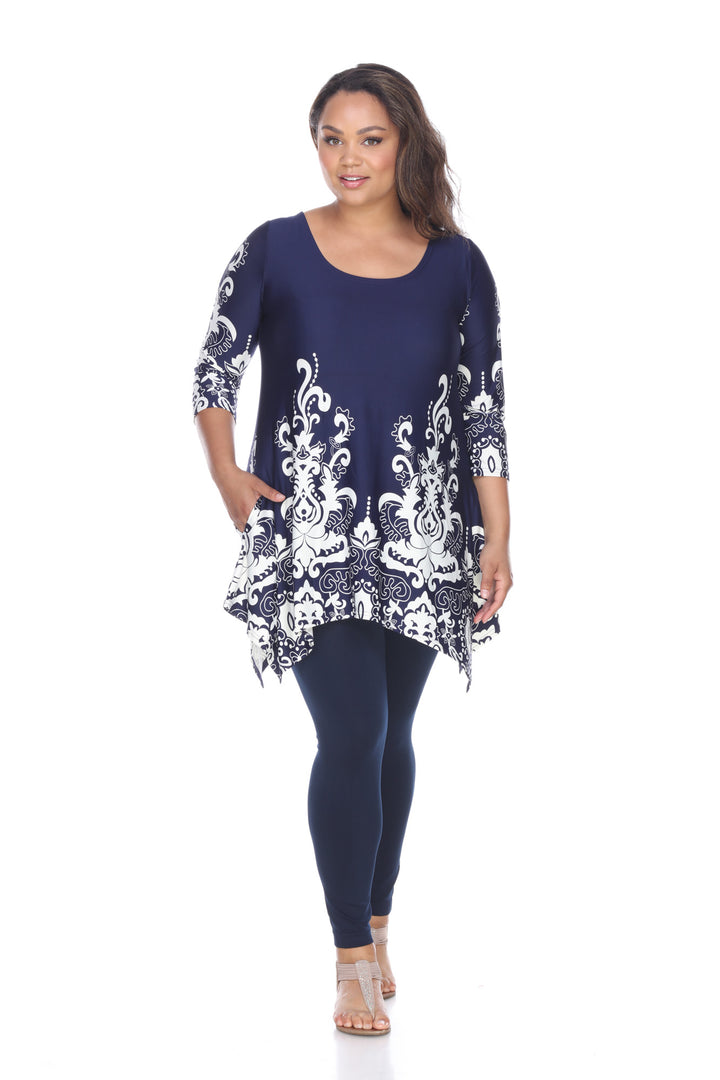 Women's Plus Yanette Tunic Top