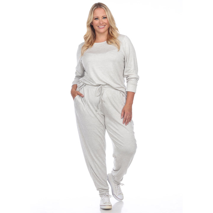 Women's Plus Size 2 Piece Lounge Set