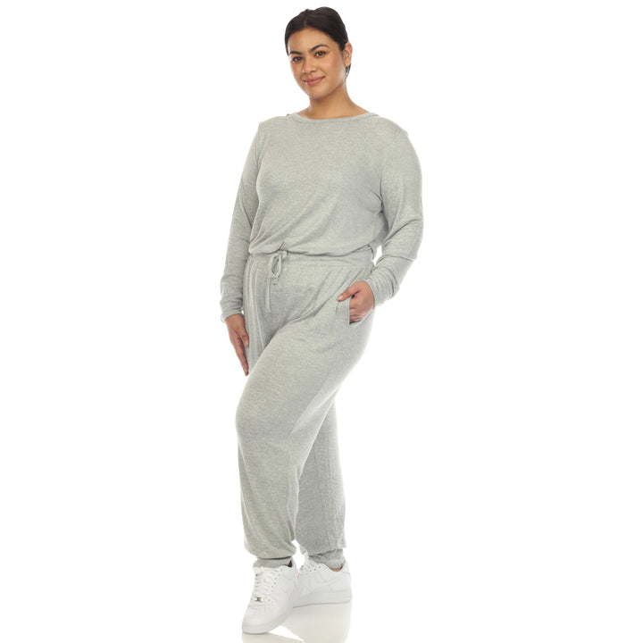 Women's Plus Size 2 Piece Lounge Set