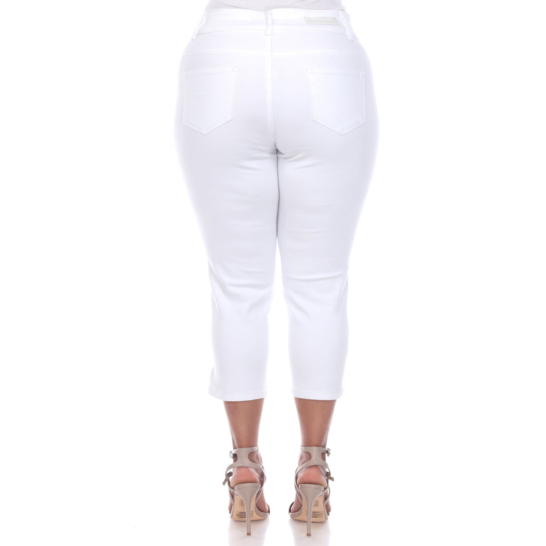 Women's Plus Size Capri Jeans