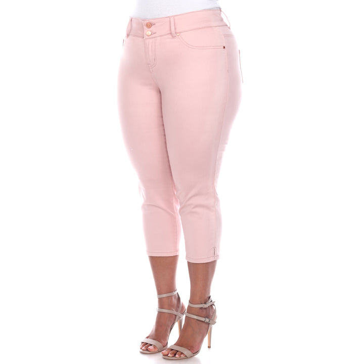 Women's Plus Size Capri Jeans