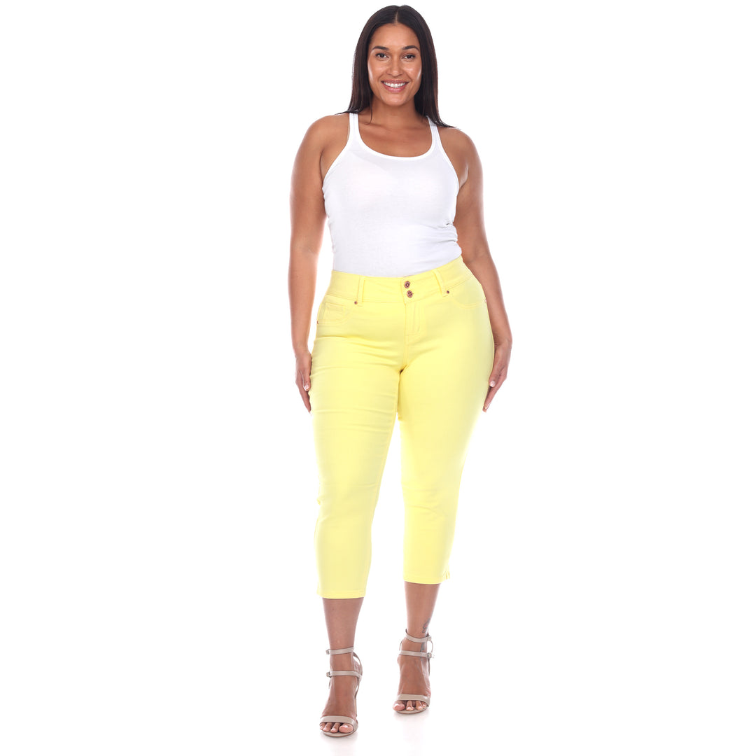 Women's Plus Size Capri Jeans