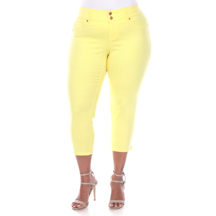 Women's Plus Size Capri Jeans