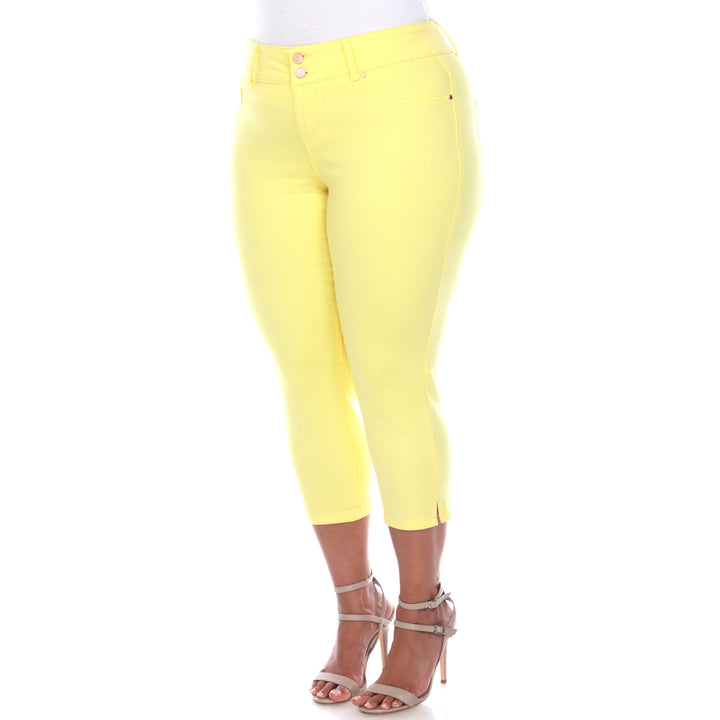 Women's Plus Size Capri Jeans