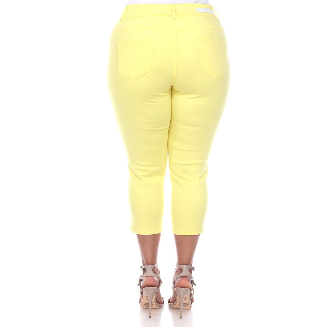 Women's Plus Size Capri Jeans