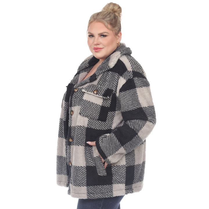 Plus Size Plaid Shacket