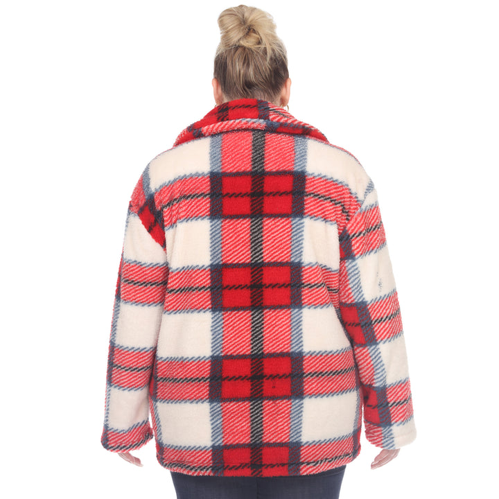 Plus Size Plaid Shacket