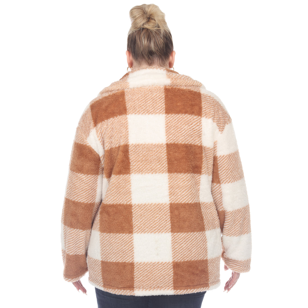 Plus Size Plaid Shacket