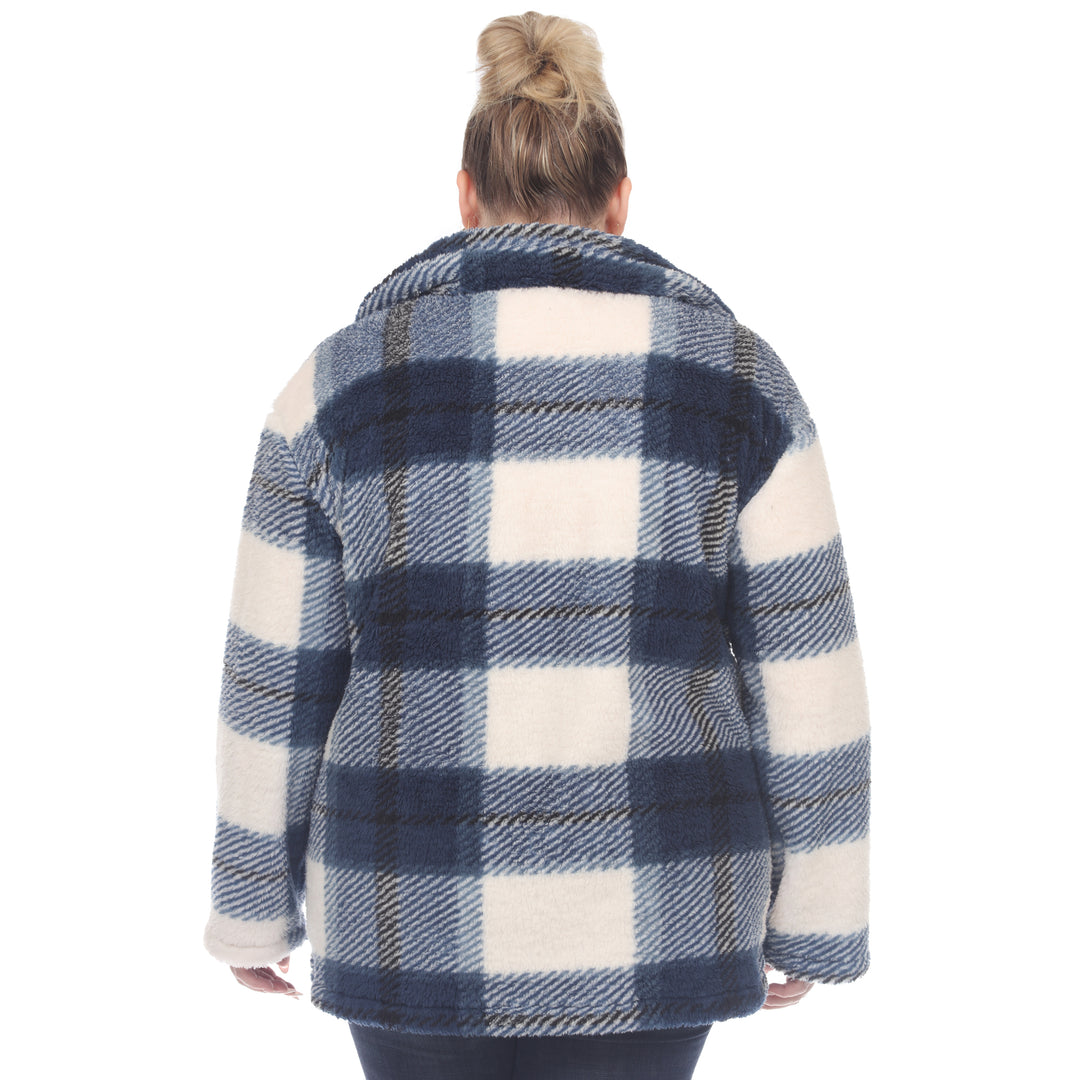 Plus Size Plaid Shacket