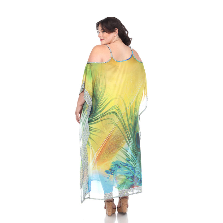 Women's Plus Size Maxi Sheer Caftan