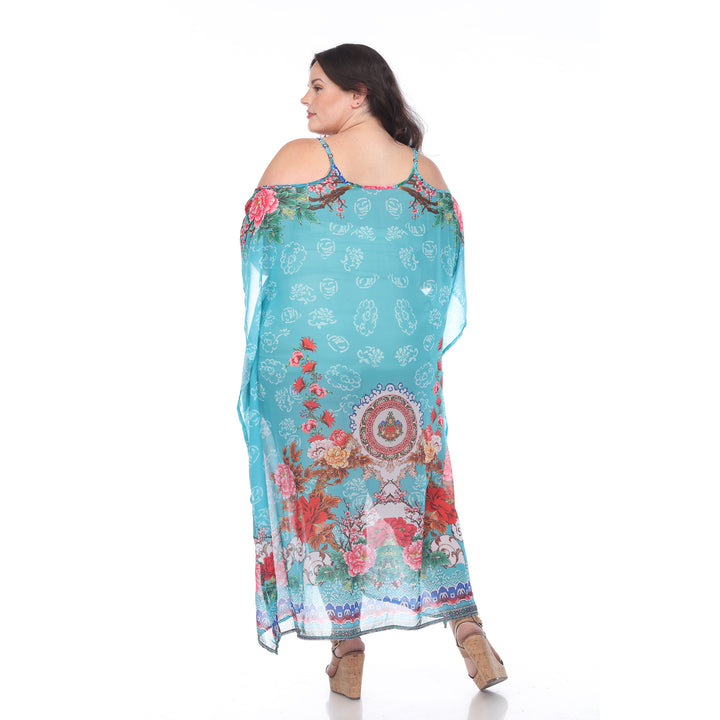 Women's Plus Size Maxi Sheer Caftan