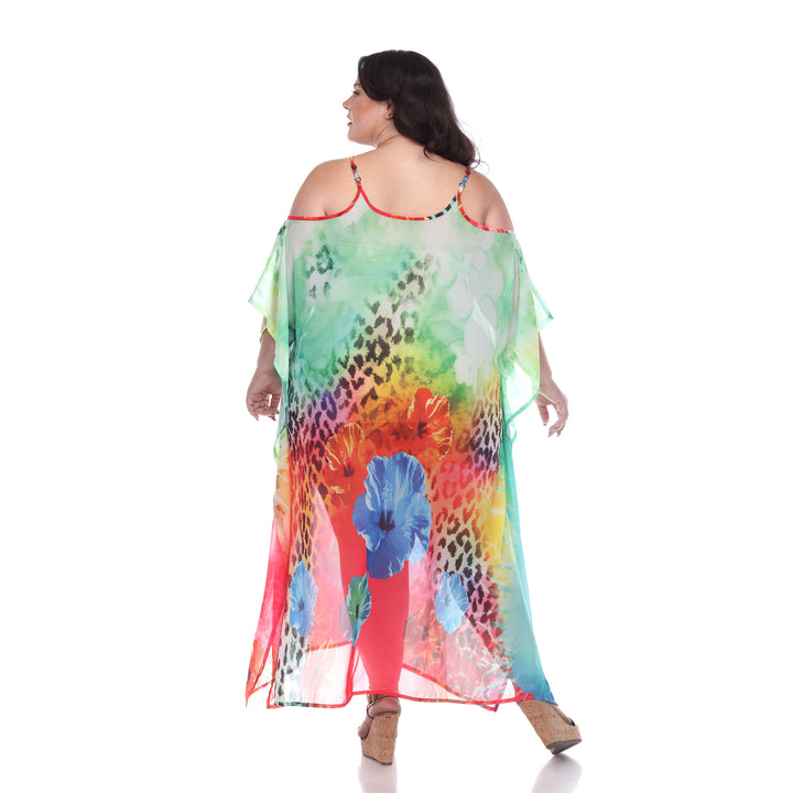 Women's Plus Size Maxi Sheer Caftan