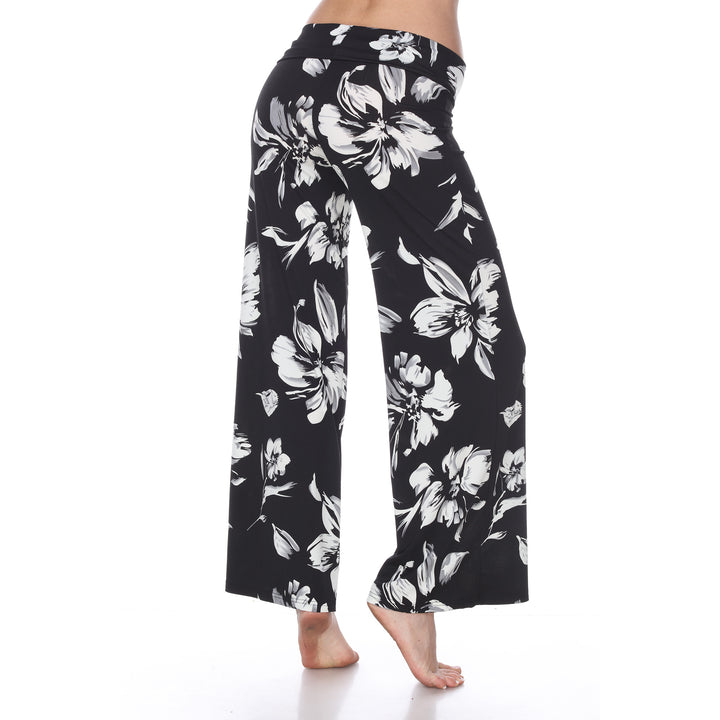 Flower Print Palazzo Pants