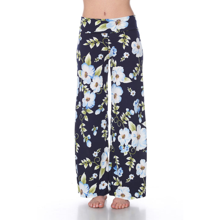 Flower Print Palazzo Pants